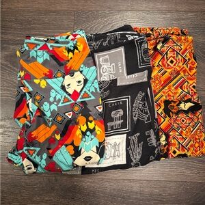 Bundle of Disney lularoe leggings size OS